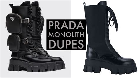 amazon prada dupes|prada monolith dupe boots.